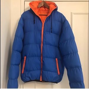 💙Fun reversible unisex puffer jacket💙